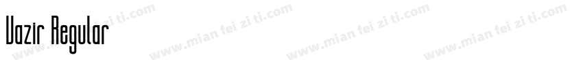 Vazir Regular字体转换